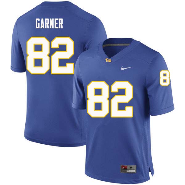 Men #82 Manasseh Garner Pittsburgh Panthers College Football Jerseys Sale-Royal